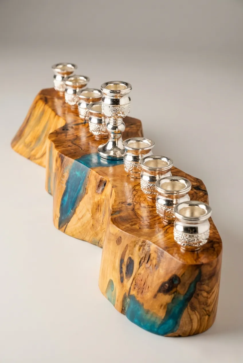 חנוכייה מרשימה דגם מעיין